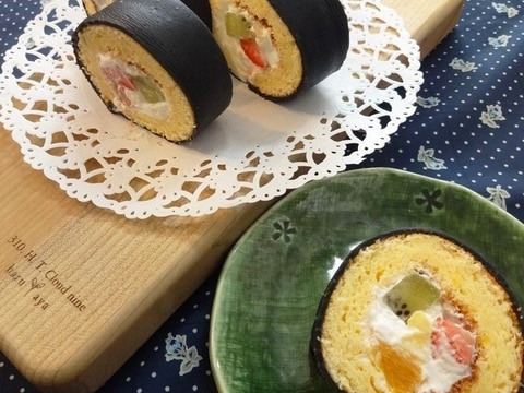 みんな笑顔になっちゃう 恵方巻きロール レシピ 作り方 By ひろ4074 楽天レシピ みんな笑顔になっちゃう 恵方巻きロール レシピ 作り方 By ひろ4074 楽天レシピ